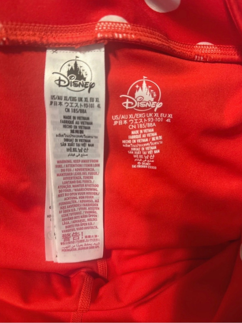 DISNEY PARKS 🏰 Minnie Mouse ATHLETIC SKIRT❤️🎀 - Picture 2 of 2
